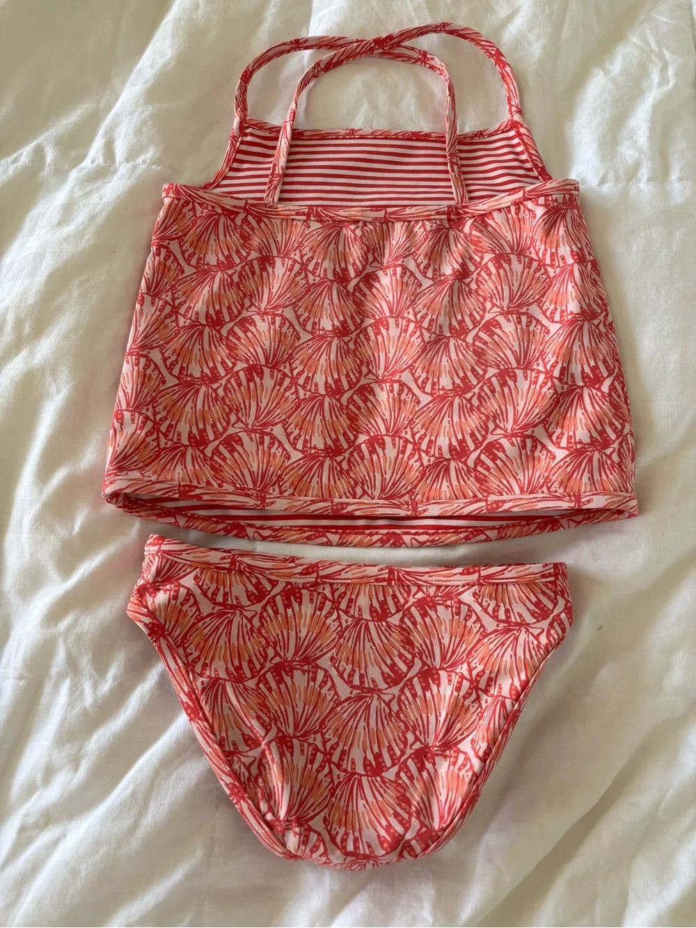 4T Girls Vineyard Vines reversible swimsuit tankini